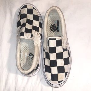Platform Checkered Vans